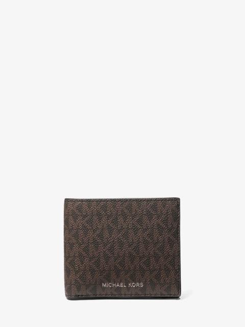 MICHAEL KORS Hudson Signature Logo Billfold Wallet