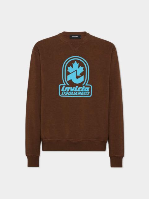 DSQUARED2 INVICTA BEST FADE DYED COOL FIT SWEATSHIRT
