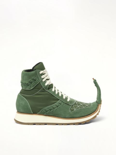 Loewe Dinosaur Sneaker Hi in Green
