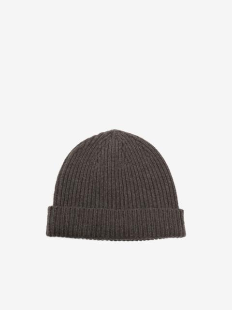 Rick Owens ribbed-knit beanie hat