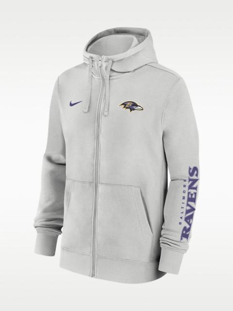 Nike Baltimore Ravens Club Men's Nike NFL Full-Zip Hoodie