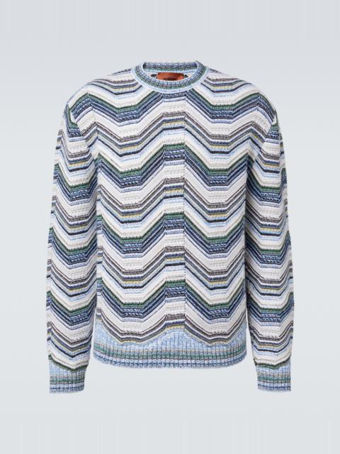 Missoni Wave wool and cotton-blend sweater