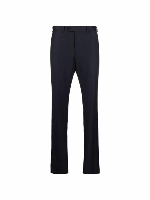 tapered-leg tailored trousers