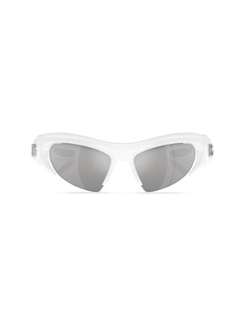 Dolce & Gabbana shield-frame tinted sunglasses