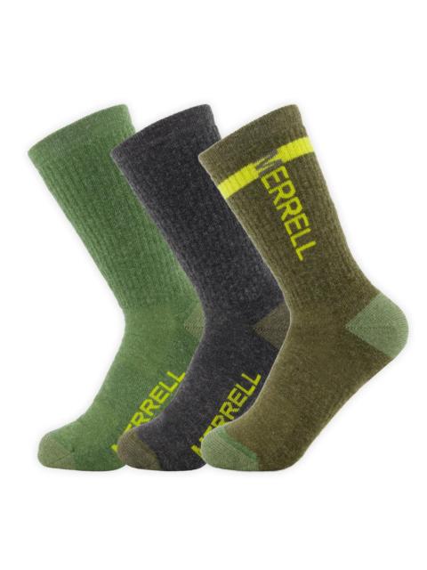 MERRELL Trekker Outdoor Crew Sock 3 Pack