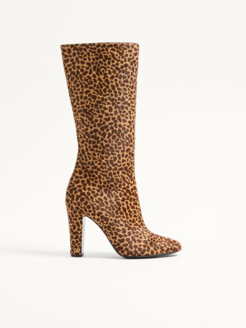 Valentino HOTTY BOOT IN PONY-EFFECT CALFSKIN 100MM