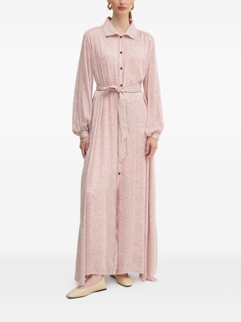 forte_forte button-fastening dress