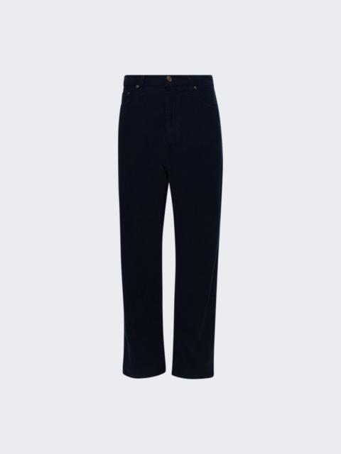 Victoria Beckham Suspended Detail Jean Indigo Garment Dye