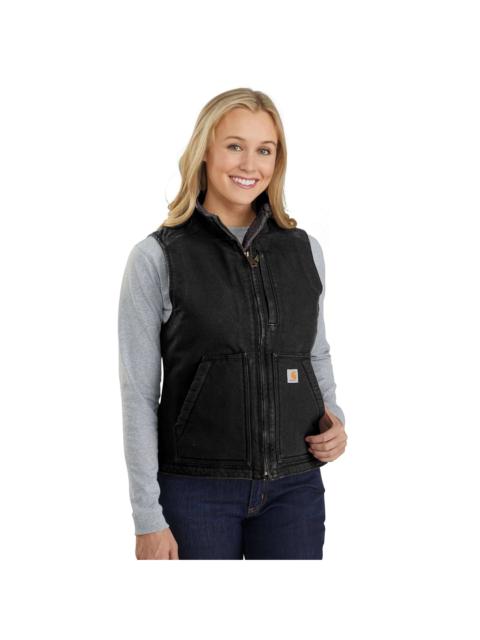Carhartt Women's Washed Duck Mock Neck Vest