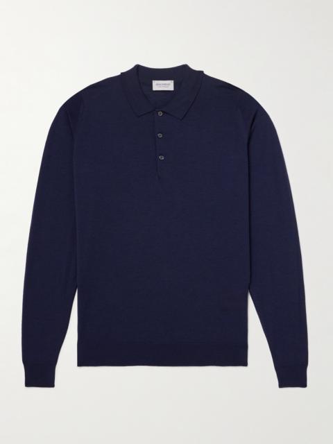 JOHN SMEDLEY Belper Slim-Fit Merino Wool Polo Shirt