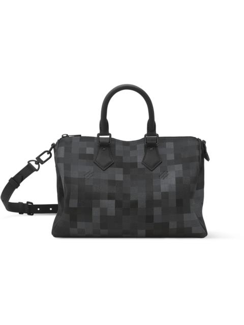 Louis Vuitton Louis Vuitton Speedy 30 Bandouliere Black