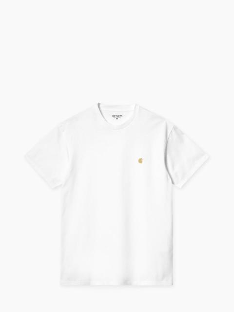 CARHARTT WIP S/S CHASE T-SHIRT WHITE/GOLD