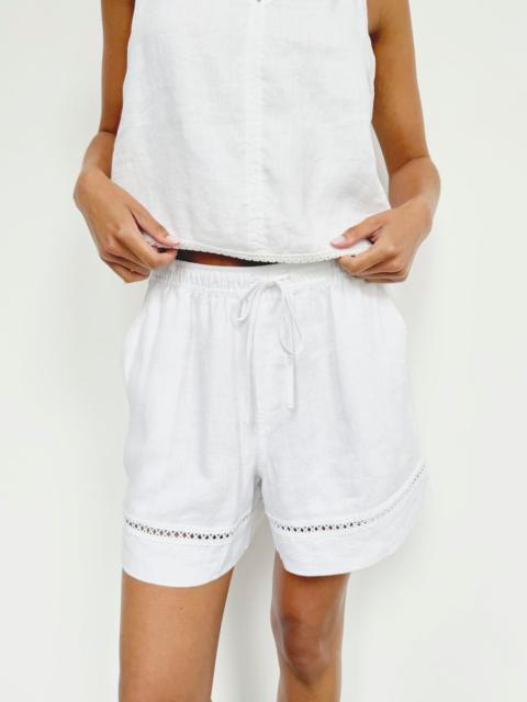 Splendid Stella Linen Trim Short