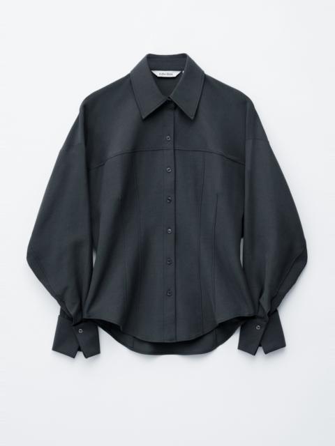& Other Stories Balloon-Sleeved Tapered Shirt