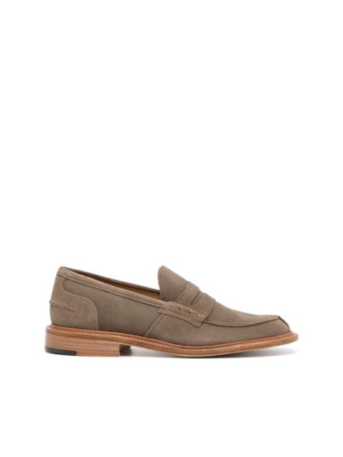 Tricker's slip-on suede loafers