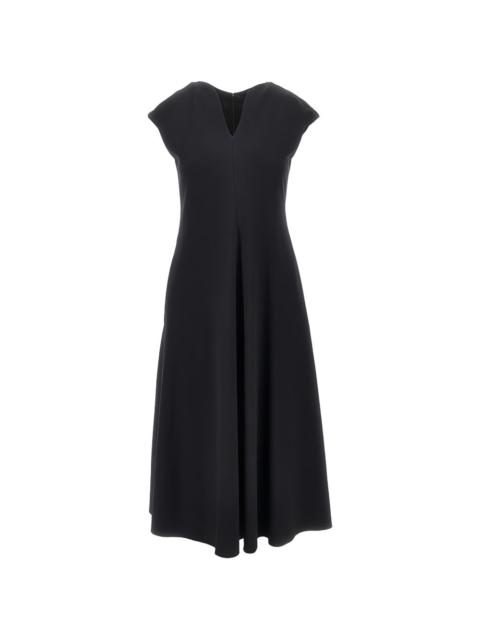 EMPORIO ARMANI V-neck cap-sleeve dress