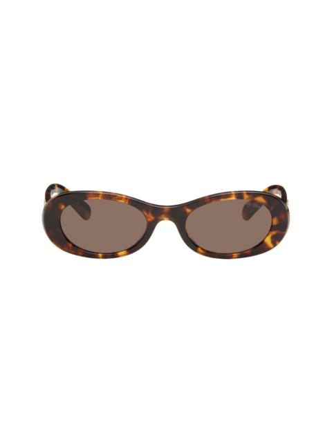 Miu Miu Brown 'Miu Glimpse' Sunglasses