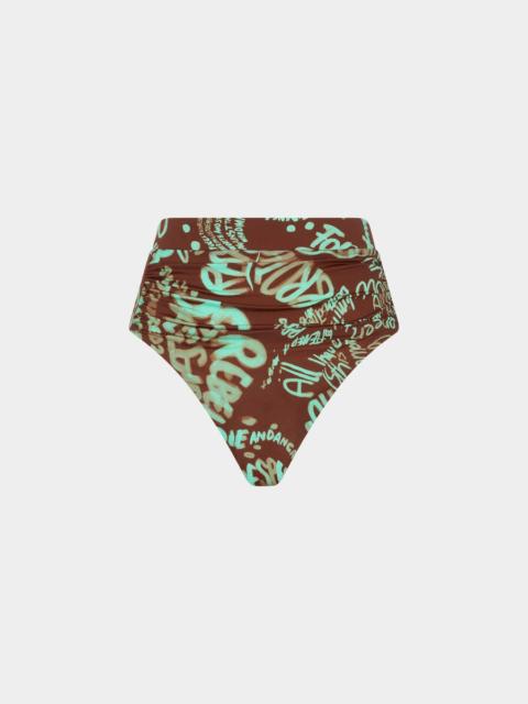 DSQUARED2 REBEL HIBISCUS BIKINI BRIEF