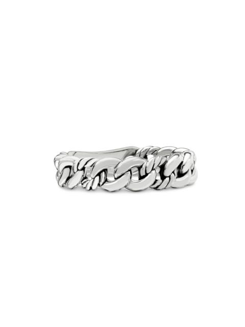 DAVID YURMAN Women's Belmont Curb Link Band Ring - Sterling Silver