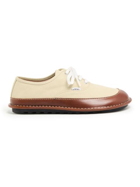 Loewe Bi-material lace-up shoes