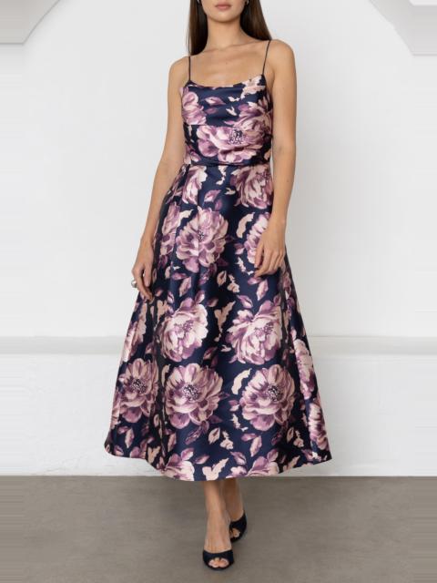 Black Halo Cayetana Midi dress
