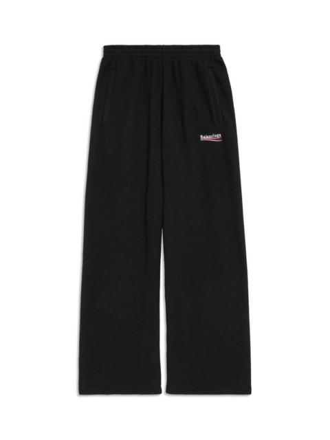 Political Campaign Baggy Sweatpants in Black