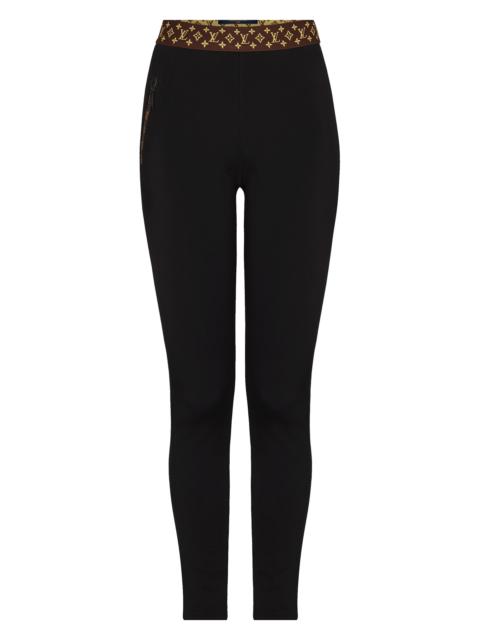 Louis Vuitton Leggings With Monogram Elastic Belt