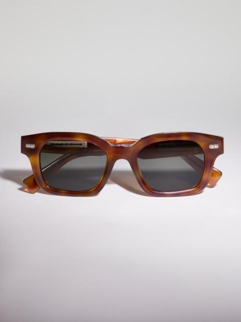 Brunello Cucinelli Jared acetate and 18k gold-plated sunglasses with polarized lenses