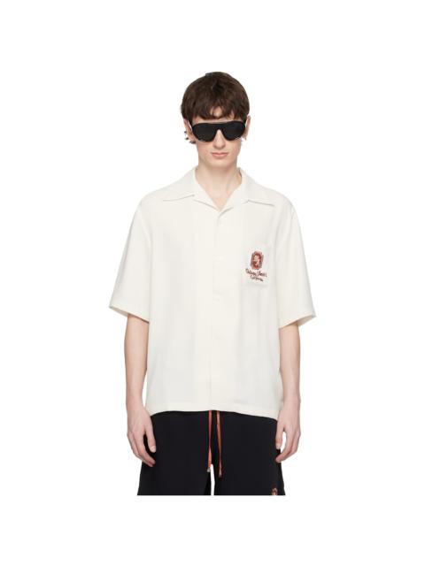 AMIRI Off-White 'MA Chateau' Camp Shirt