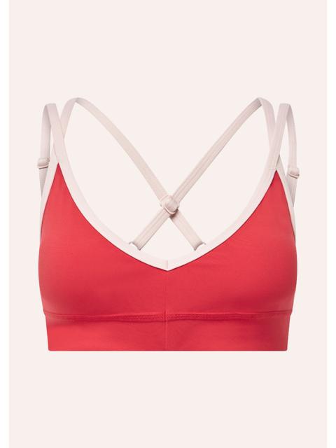 P.E NATION PARAMOUNT SPORTS BRA IN STRAWBERRY & SOFT PINK