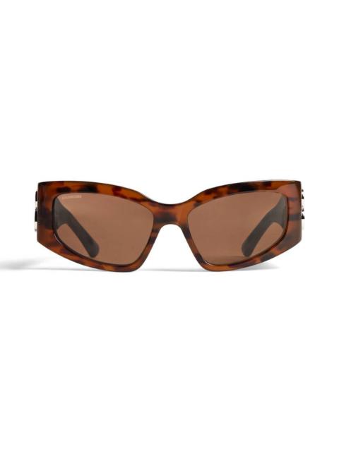 Women's Bossy Cat Sunglasses  in Havana