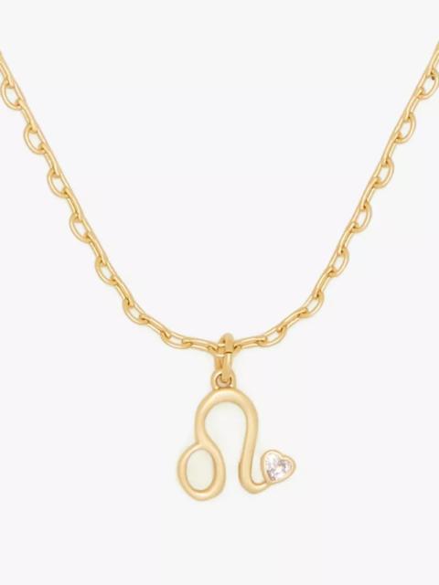 kate spade What's Your Sign Leo Mini Pendant