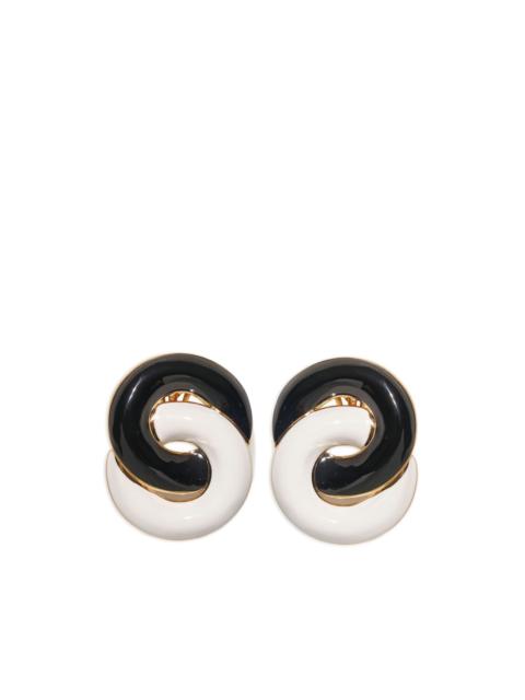 CAROLINA HERRERA twisted knot earrings
