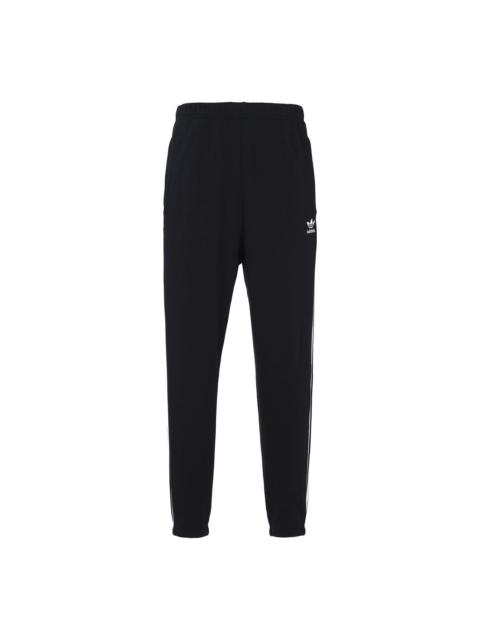 adidas Men's adidas Casual Sports Breathable Knit Long Pants/Trousers Black HH9430