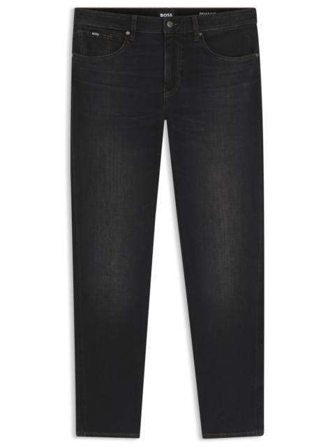BOSS MAINE REGULAR-FIT JEANS IN STRETCH COTTON BLEND