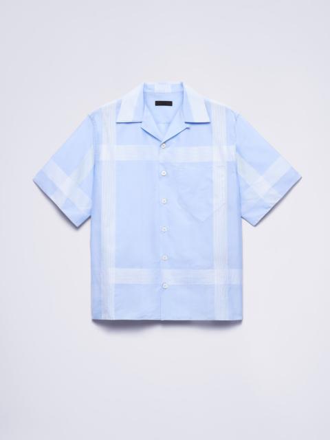 Prada Short-sleeved cotton shirt