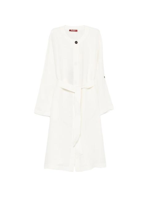 Max Mara belted midi dress