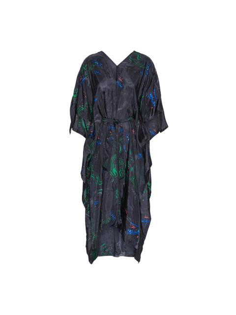 HENRIK VIBSKOV UNCUT KAFTAN - DARK FIREWORKS
