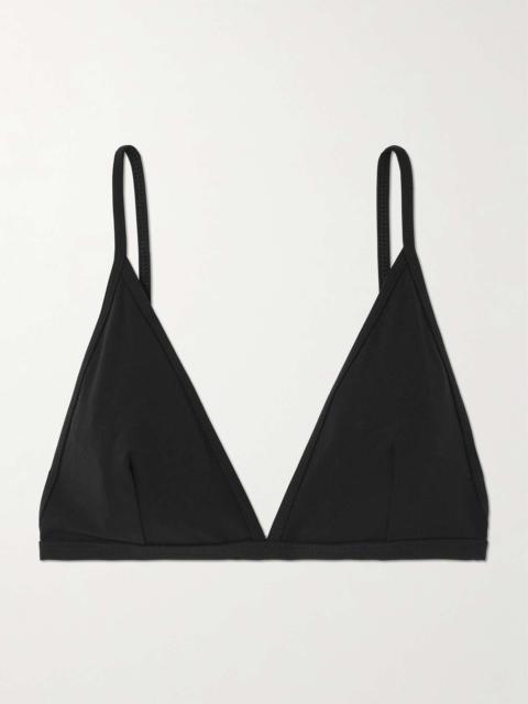 Totême Triangle bikini top Black