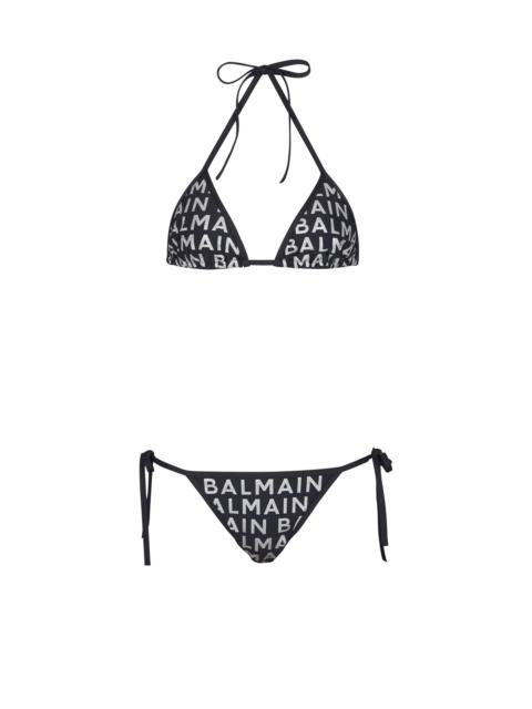 Balmain triangle bikini