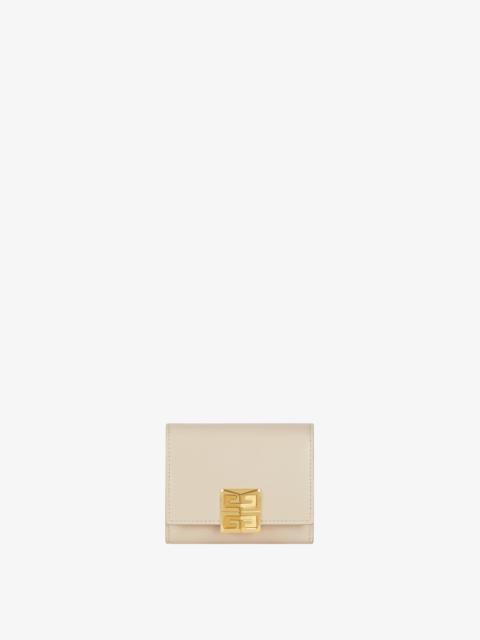 Givenchy 4G WALLET IN GRAINED LEATHER