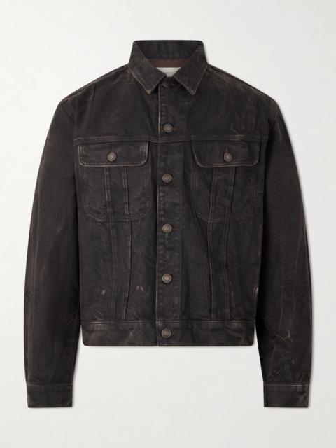 JEANERICA Alex Brown Trucker Cotton-Blend Jacket