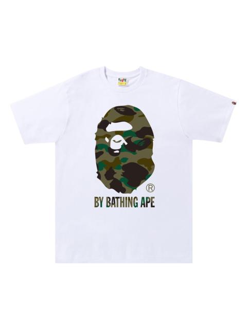 BAPE 1st Camo Side Big Ape Head Tee 'White/Green'
