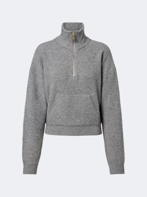 Victoria Beckham Wool and cashmere half-zip sweater