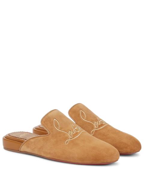 Navy Coolito Donna suede slippers