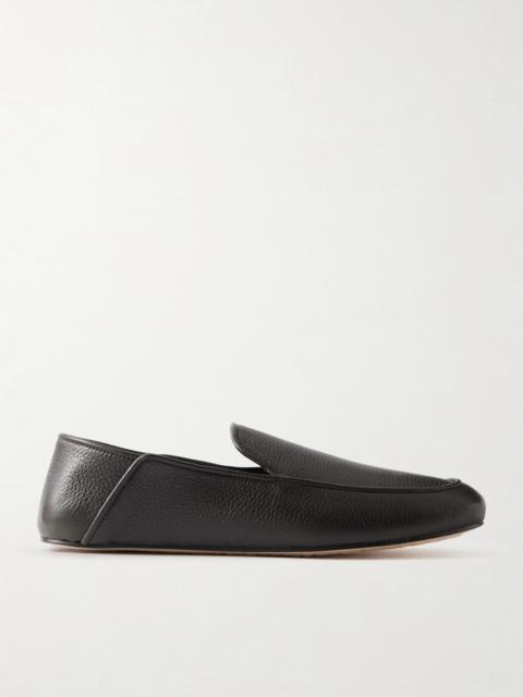 GEORGE CLEVERLEY Mayfair Collapsible-Heel Full-Grain Leather Loafers