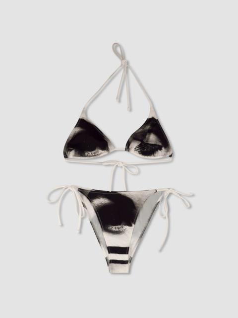 Jean Paul Gaultier Eyes printed bikini