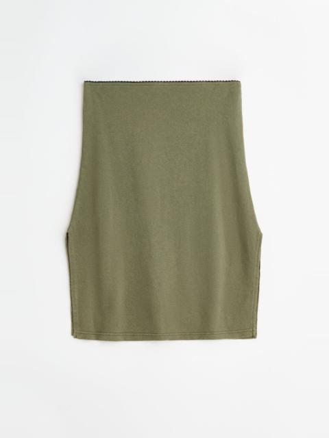 Our Legacy Picnic Skirt Worn Olive Rogue Loopback