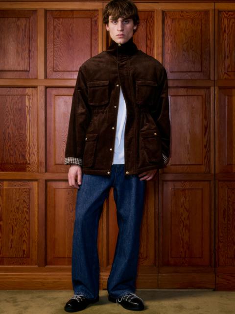 House of Sunny CHEVY CORD FUNNEL HI NECK
