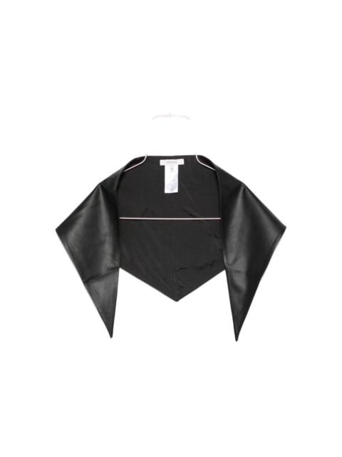 Lemaire triangular leather scarf